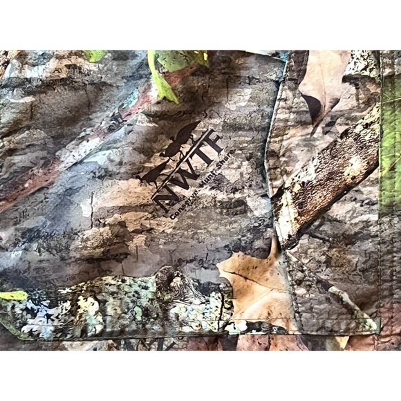 Mossy Oak Obsession Camo NWTF Hunting Shirt Men’s Cotton Blend Utility - Picture 4 of 7